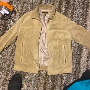 Banana republic suede leather jacket